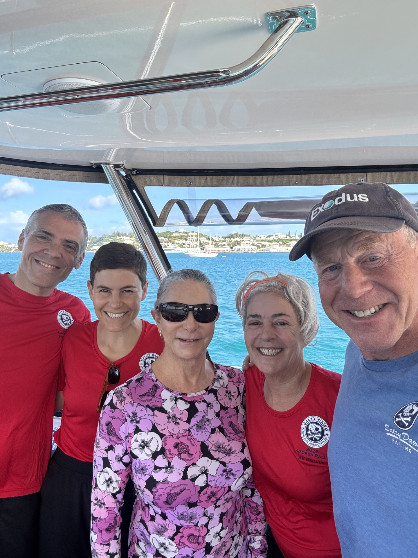 Before departing Bermuda for the Azores
